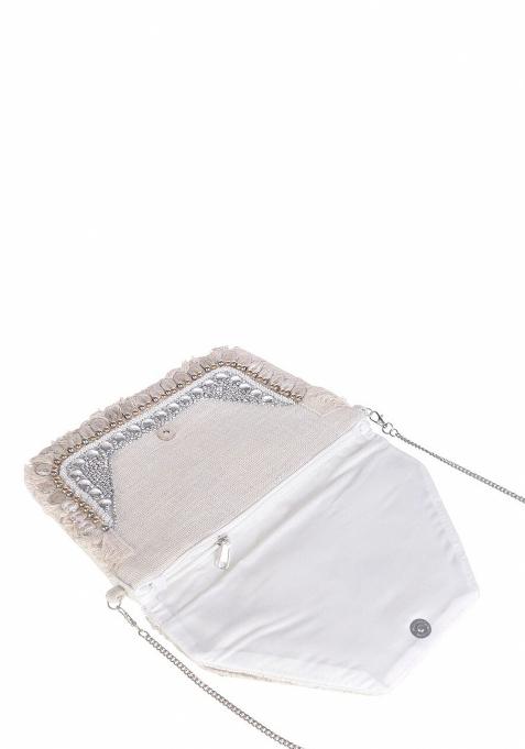 Embellished Envelope Clutch