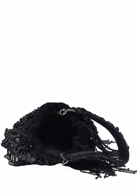 Embellished Structured Clutch Bag