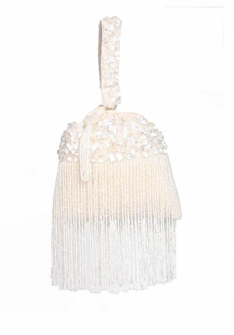 Embellished Structured Clutch Bag