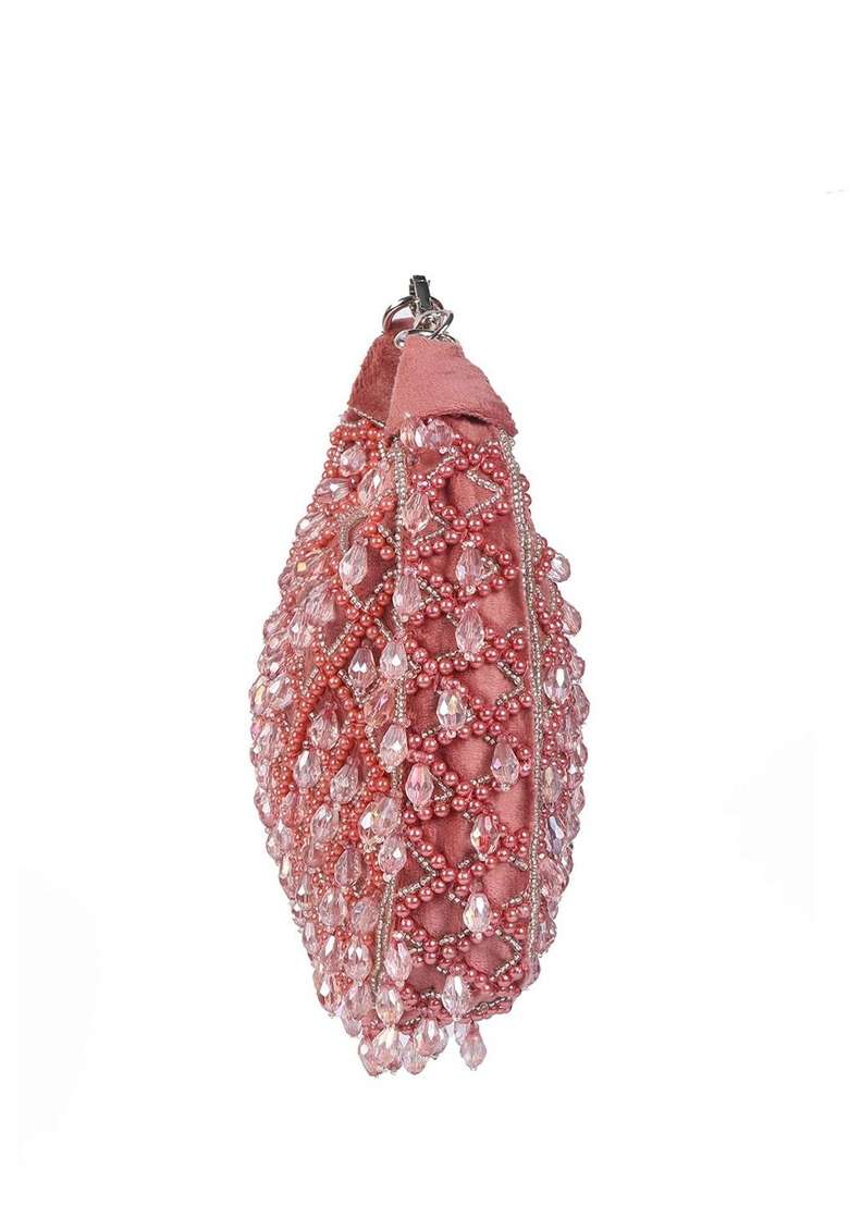 Women Embellished Miniature Clutch Bag - Indya