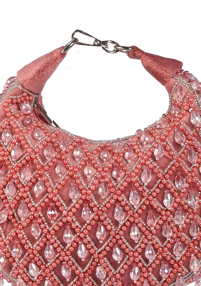 Women Embellished Miniature Clutch Bag - Indya
