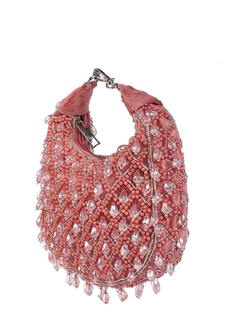 Women Embellished Miniature Clutch Bag - Indya