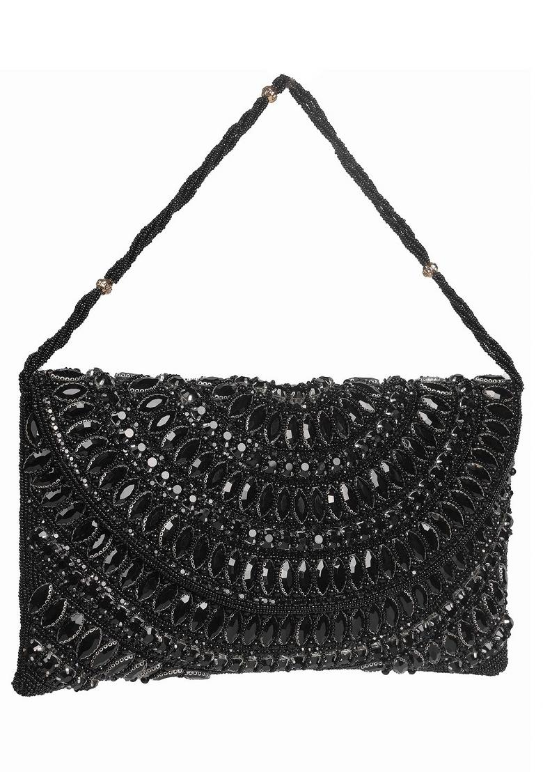 Embellished Bucket Clutch Bag