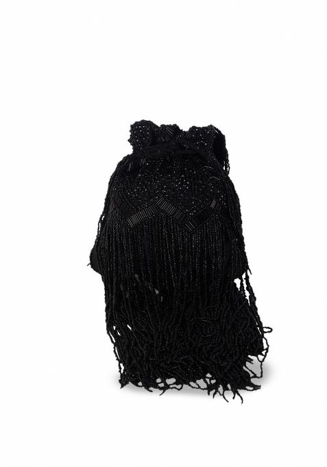 Embellished Potli With Fringed