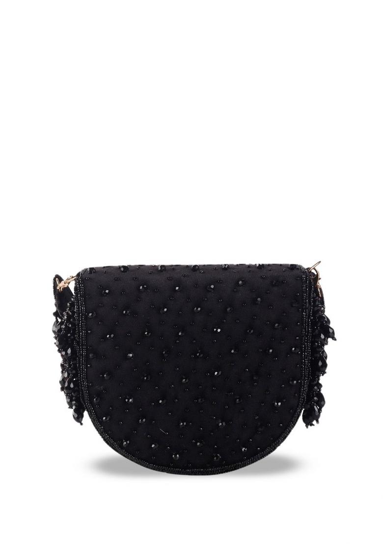 Embellished Structured Clutch Bag
