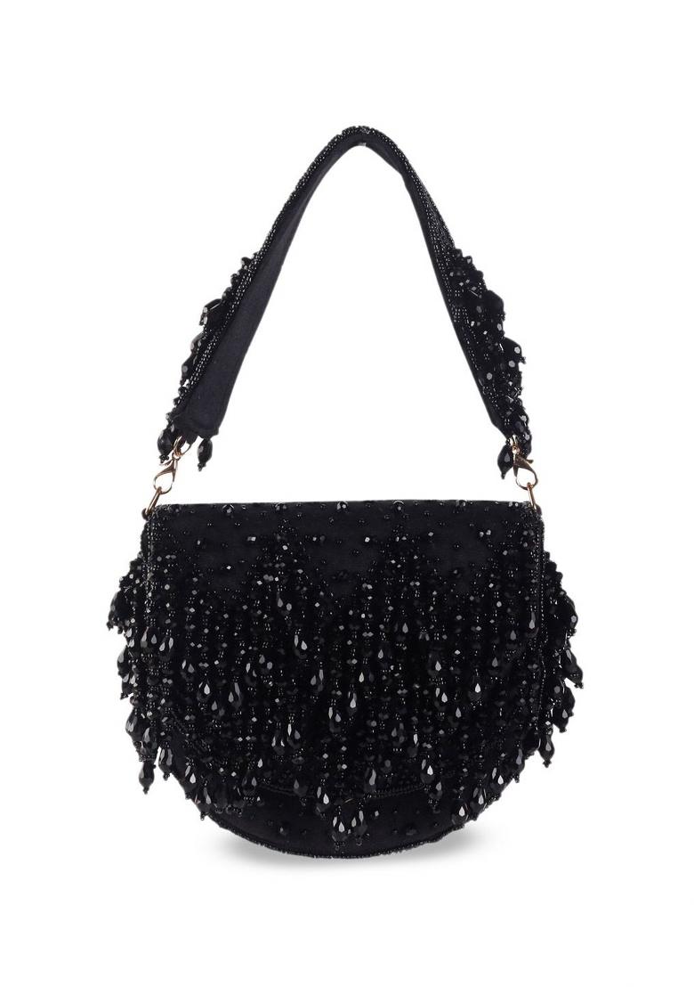 Embellished Structured Clutch Bag