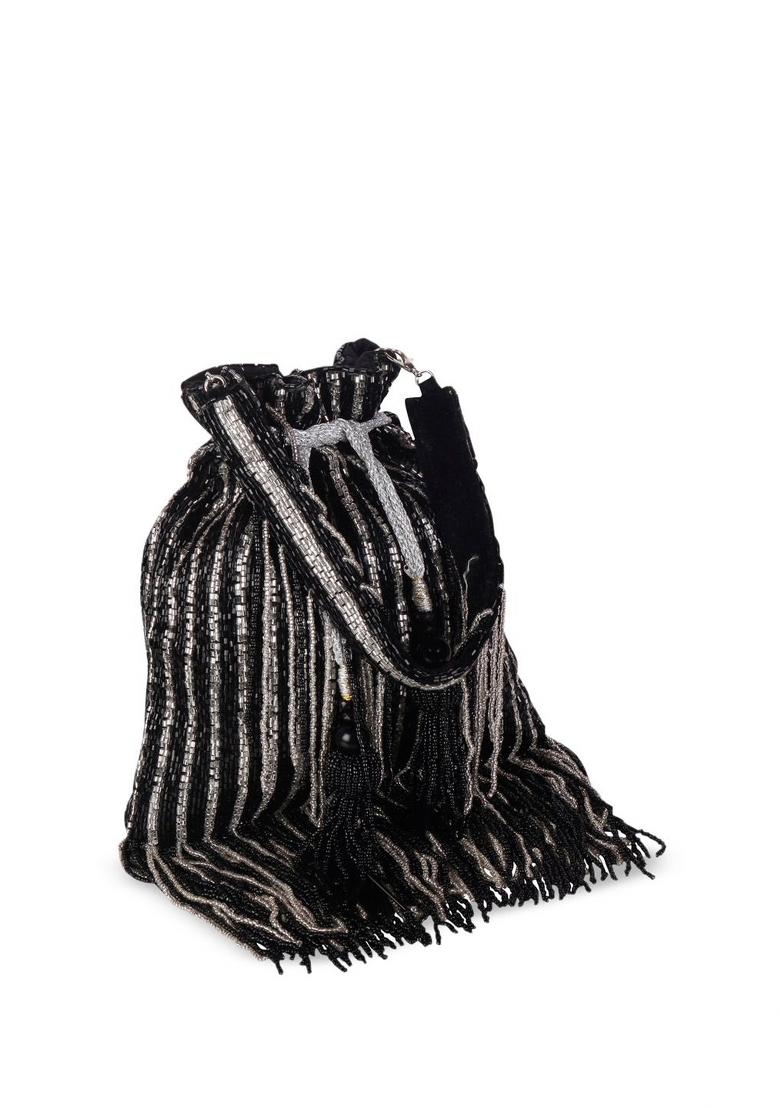 Striped Potli Bag