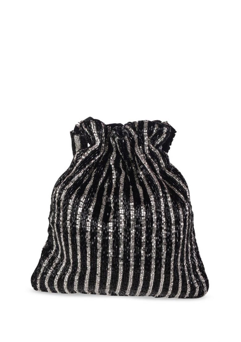 Striped Potli Bag