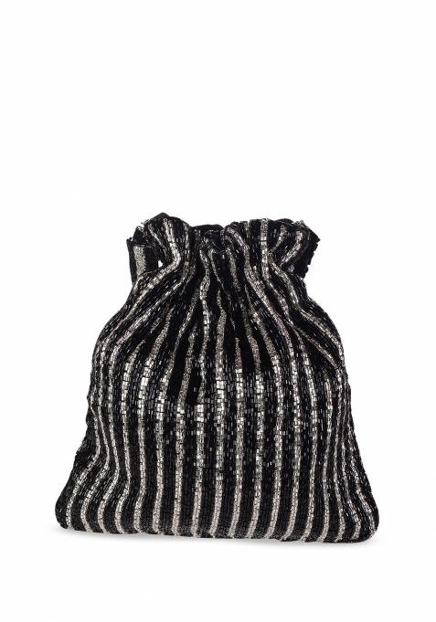 Striped Potli Bag