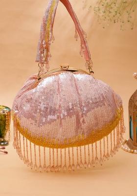 Embellished Structured Clutch Bag