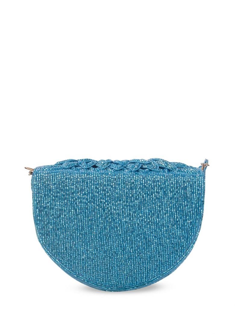 Embellished Structured Clutch Bag