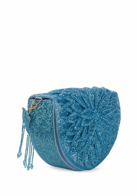 Embellished Structured Clutch Bag