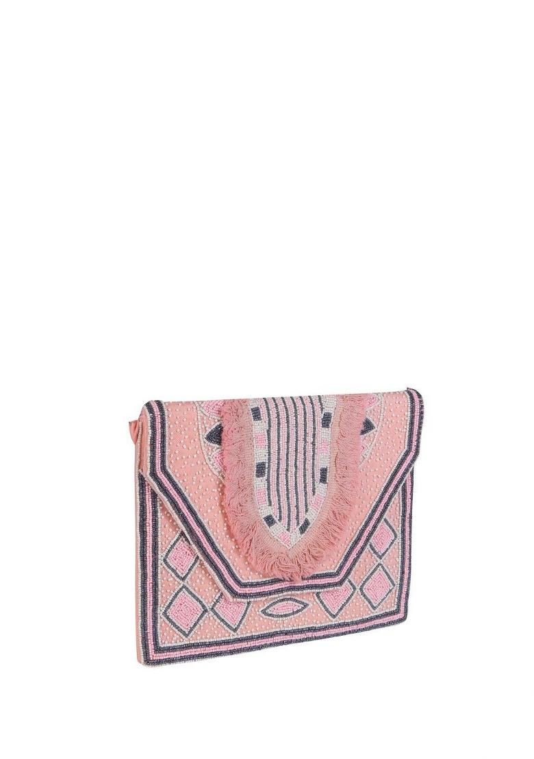 Embellished Envelope Clutch
