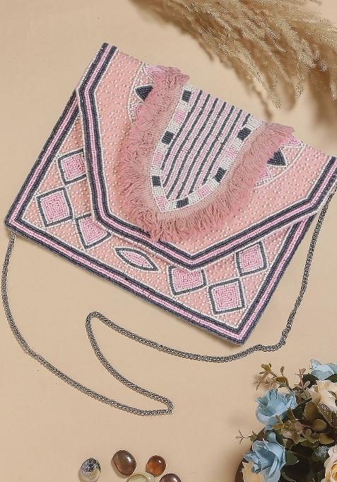 Embellished Envelope Clutch