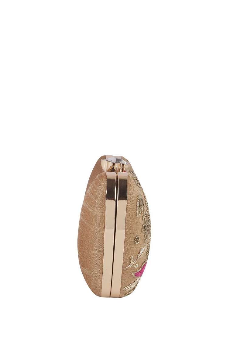 Embroidered Box Clutch - Indya