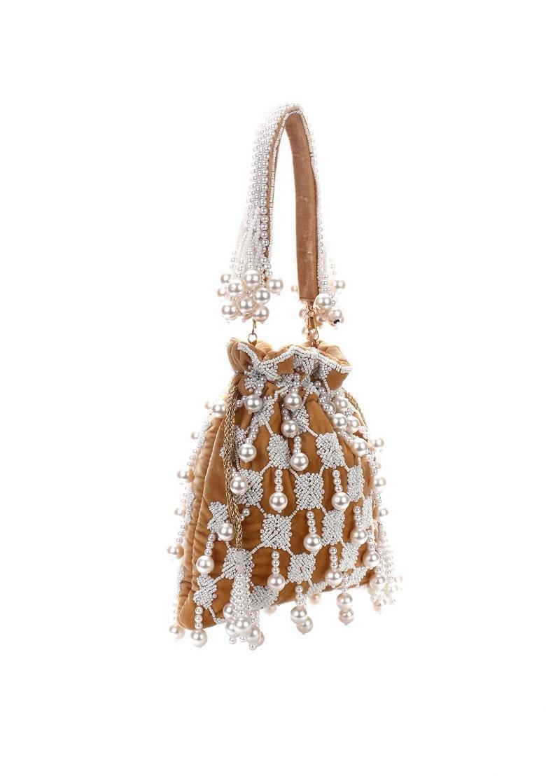 Women Embellished Fabric Potli