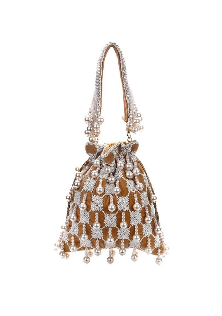 Women Embellished Fabric Potli