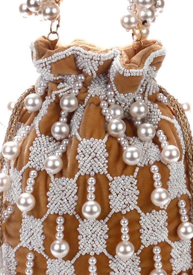 Women Embellished Fabric Potli