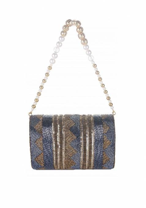 Embellished Envelope Clutch