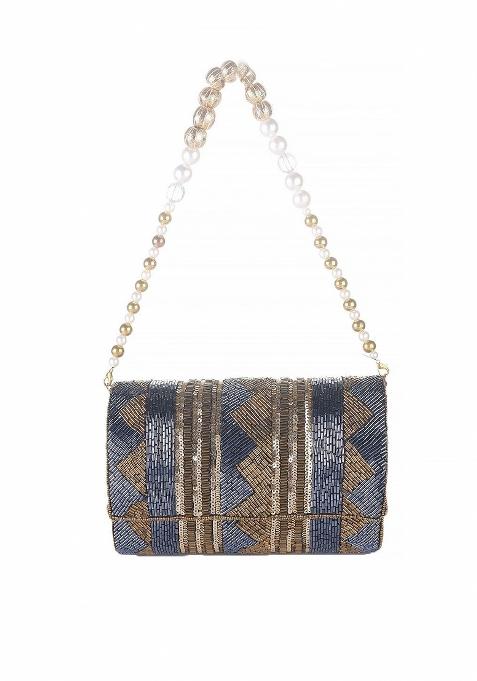 Embellished Envelope Clutch