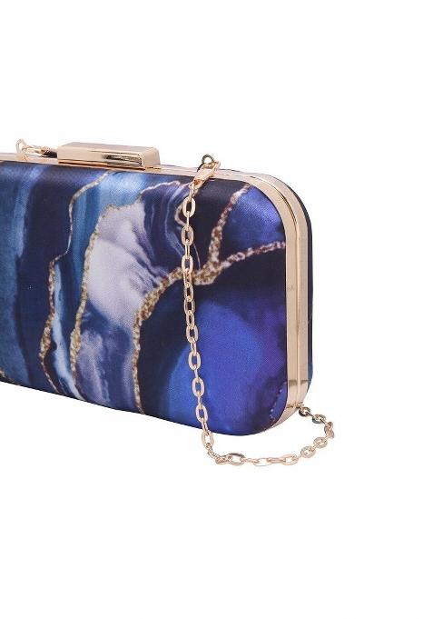 Printed Box Clutch