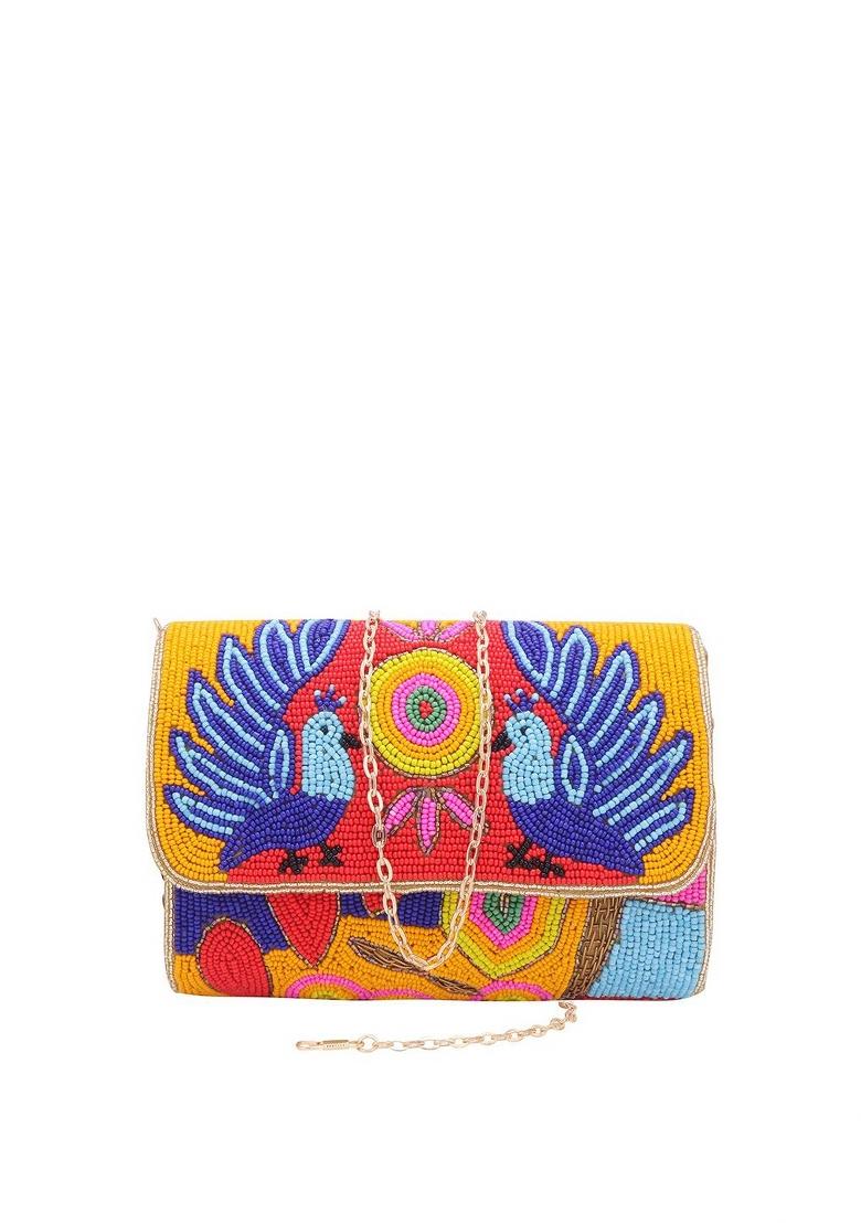 Embellished Foldover Clutch
