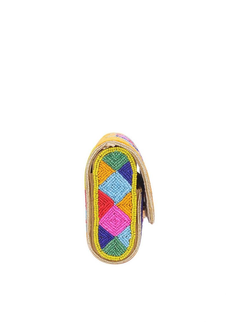 Embellished Foldover Clutch