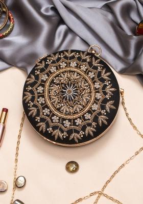 Embroidered Purse Clutch