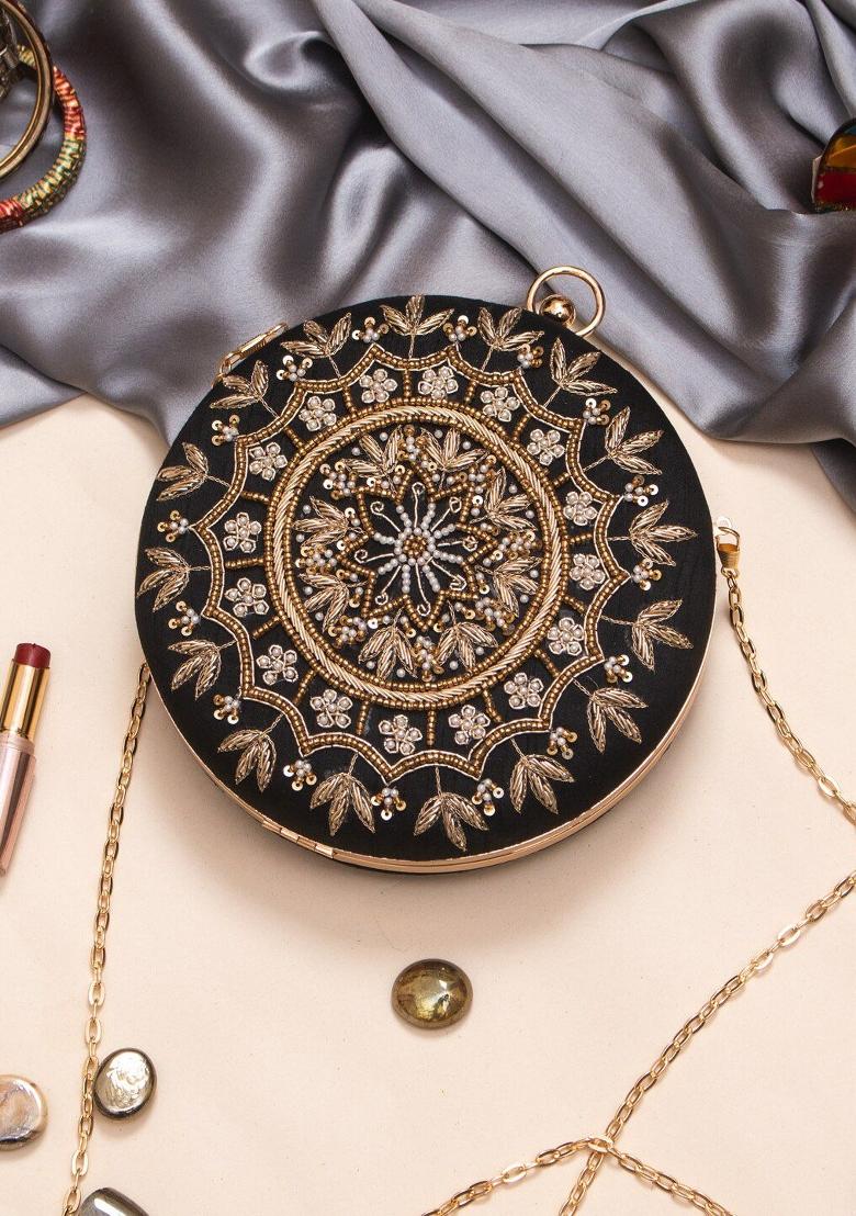 Embroidered Purse Clutch