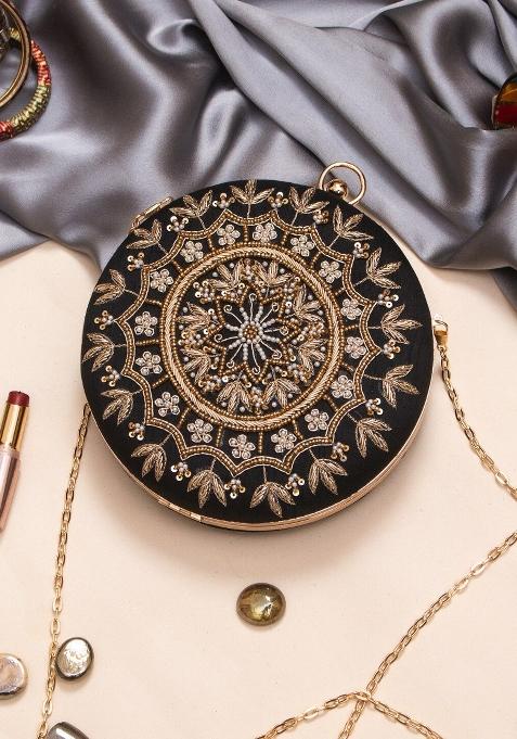 Embroidered Purse Clutch