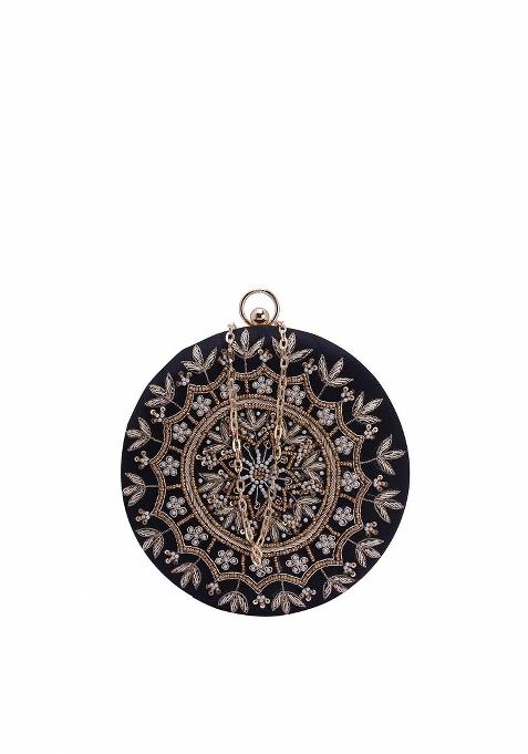 Embroidered Purse Clutch