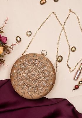 Embellished Box Clutch