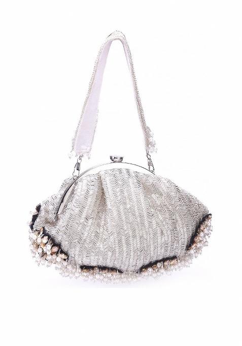 Embroidered Purse Clutch