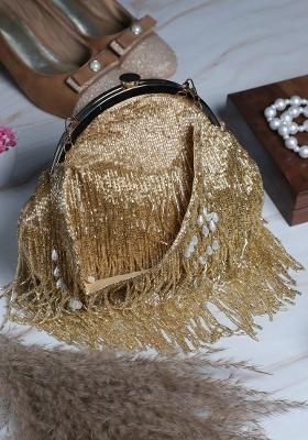 Embellished Box Clutch