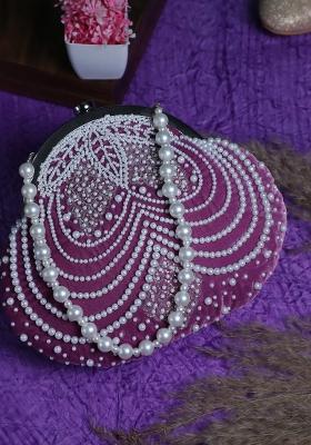 Embellished Box Clutch