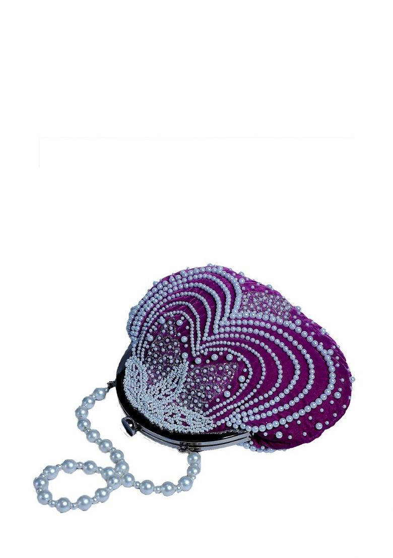 Embellished Box Clutch - Indya