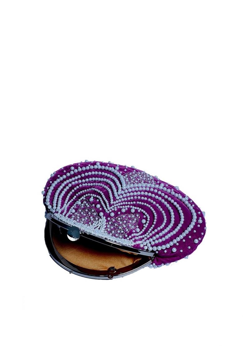 Embellished Box Clutch - Indya