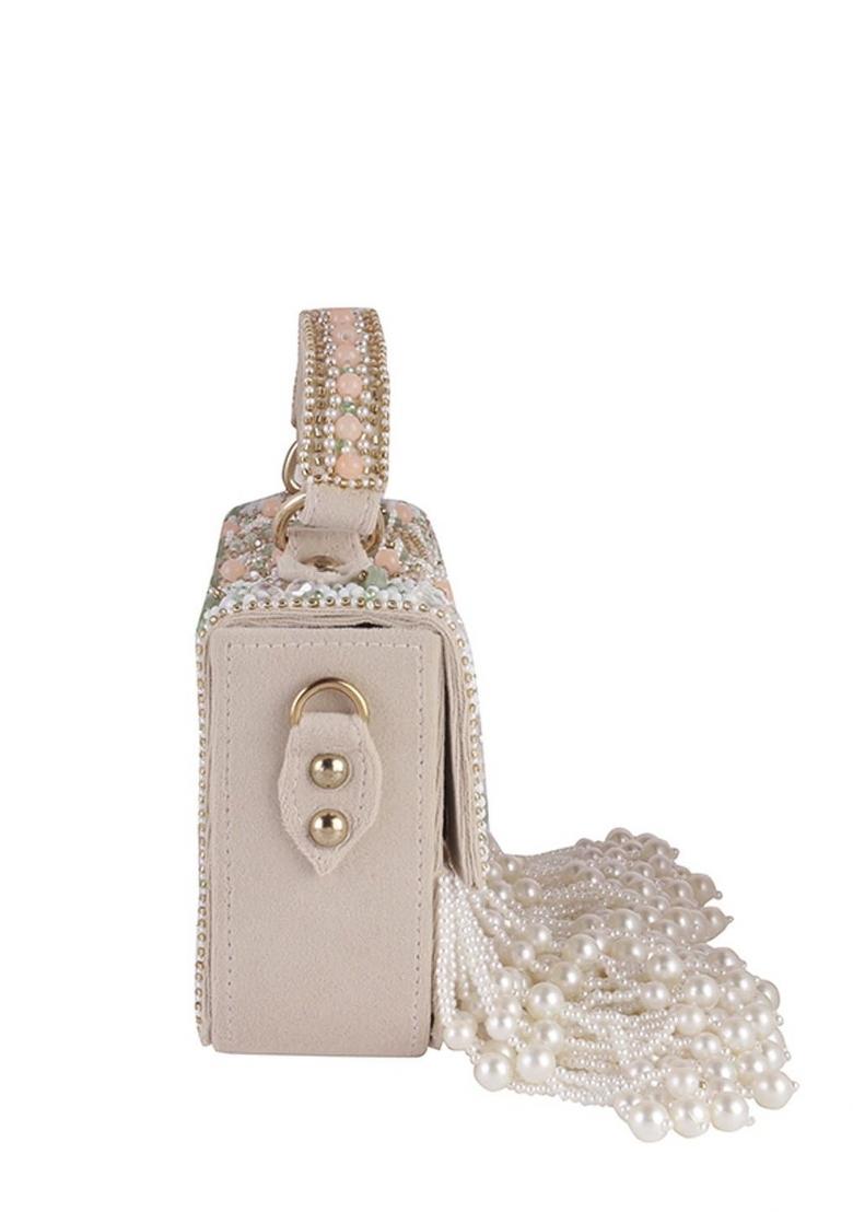 Embellished Box Clutch - Indya