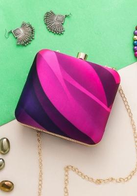 Digital Printed Box Clutch