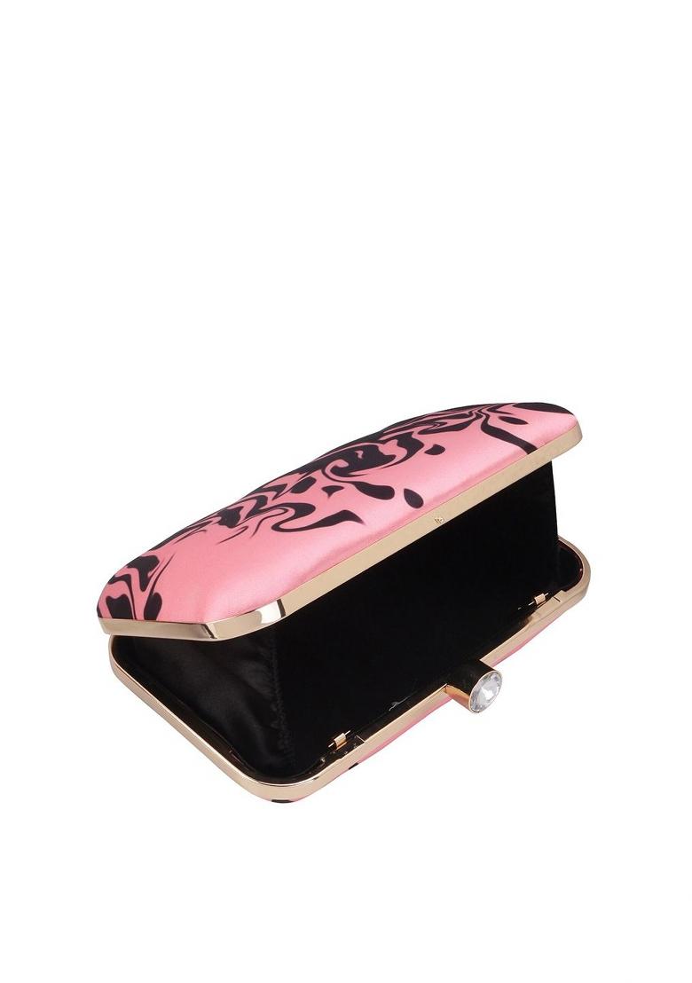 Water Resistant Printed Box Clutch