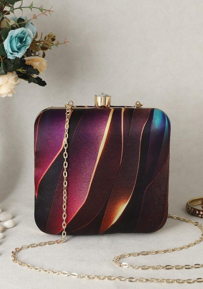 Printed Box Clutch