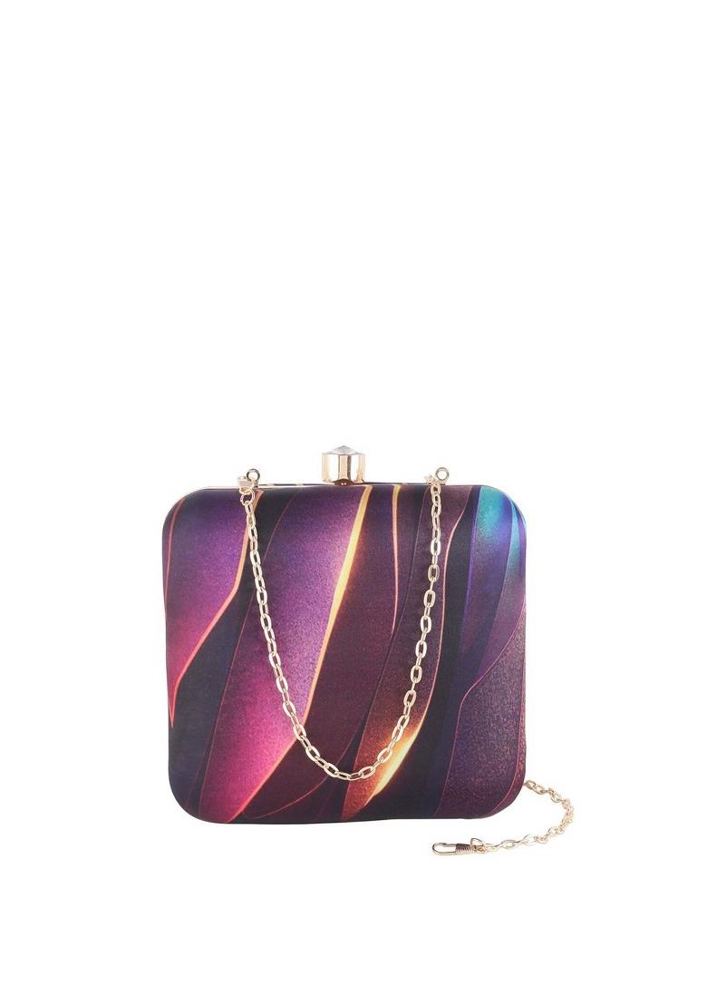 Printed Box Clutch