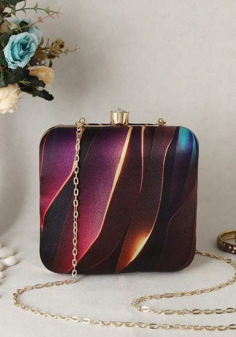 Printed Box Clutch