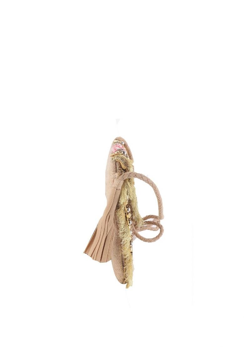 Embellished Envelope Clutch With Sling Strap