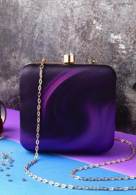 Women Printed Box Clutch