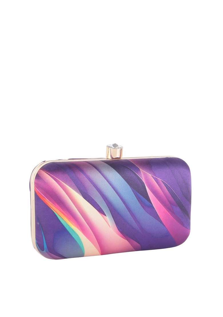 Women Printed Box Clutch - Indya