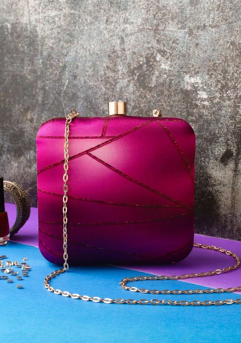 Women Printed Box Clutch - Indya