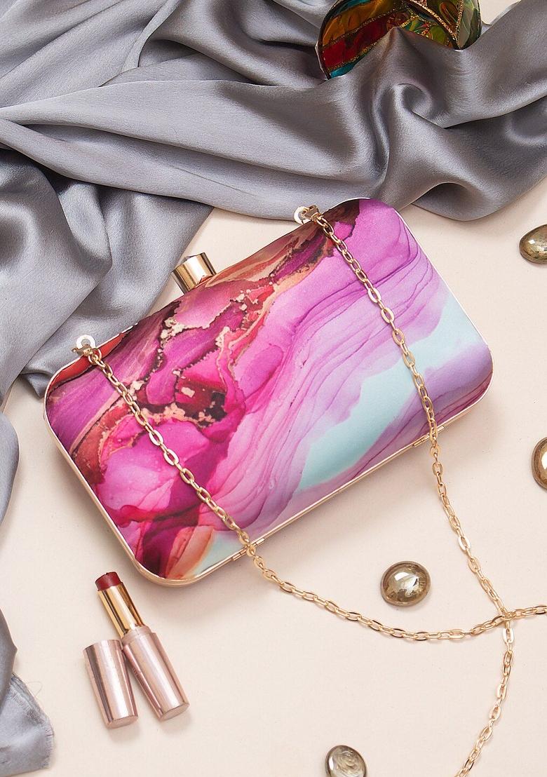 Printed Box Clutch