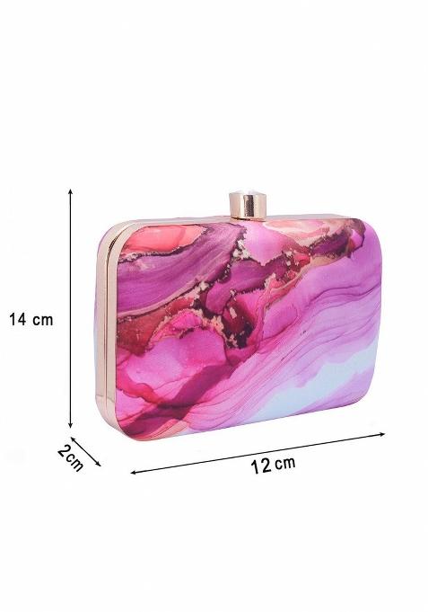 Printed Box Clutch
