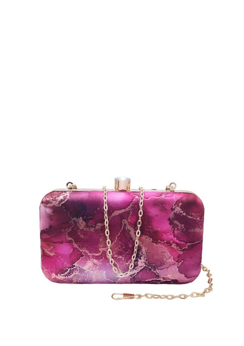 Printed Box Clutch